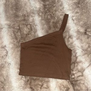 john galt one strap crop top
